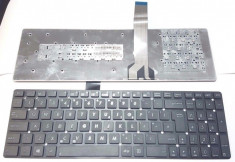 Tastatura laptop Asus A55 A55A A55A-AH51 A55A-SX060V A55D A55DE A55DR Neagra UK foto