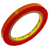 Banda adeziva IT, pentru sigilat pungi, 9mm x 66m, PVC rosie