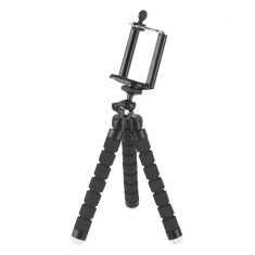 Trepied telefon sau camera, negru, picioare flexibile, max 700g