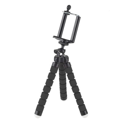 Trepied telefon sau camera, negru, picioare flexibile, max 700g foto