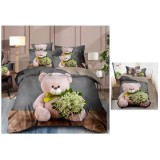 Cumpara ieftin Lenjerie de pat din Bumbac finet cu imprimeu 3D INN1018