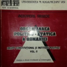 Organizarea politico-etatica a Romaniei vol 2