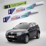 Cumpara ieftin Ștergătoare Dacia Duster I HS Faza 1 2010-2013 | Set Față și Spate Hibrid &ndash; TeamCar&reg;