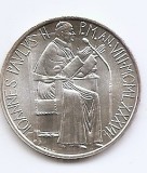 Vatican 1000 Lire 1986 - Papa Ioan Paul al II-lea, Argint 14.6 g/835, 31.5 mm, KM-198 UNC !!! (necirculata)
