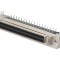 Conector cablu-placă PIN 68 ecranat cu fixare clichet și șuruburi