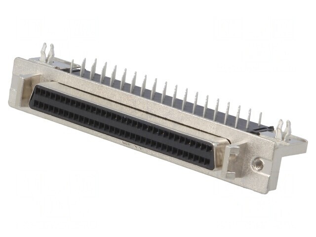 Conector cablu-placă PIN 68 ecranat cu fixare clichet și șuruburi