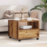 vidaXL Masă de cafea Lemn vechi 55 x 55 x 45 cm Lemn compozit