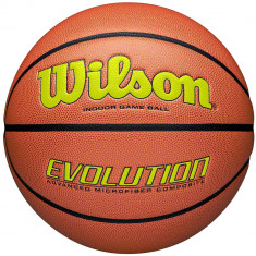 Mingi de baschet Wilson Evolution 295 Indoor Game Ball WTB0595XB703 portocale foto