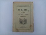 G. POPA-LISSEANU - ROMANICA - STUDII ISTORICE, FILOLOGICE ȘI ARCHEOLOGICE