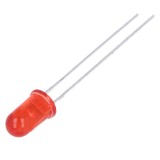 Dioda LED 5mm, ro&amp;#351;ie, convex, 1.6...2.5V, LUCKYLIGHT - LL-503VT2E-V1-4DD