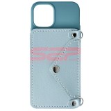 Toc TPU Crossbody Wallet Apple iPhone 12 mini BLUE