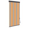 Jaluzea tip rulou de exterior, galben si albastru, 80 x 250 cm