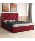 Pat Tapitat Eric Visiniu + Saltea Lux Ortopedica 140x200cm