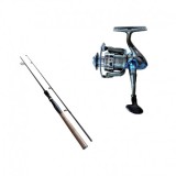 Set spinning lansetă 2.4 m 100% carbon Cool Angel Raizer și mulinetă Cool Angel YoYo 2000, putere aruncare 10-30 g