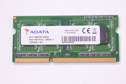 Memorii Laptop Adata 4GB 1600Mhz PC3L 1.35V A01L16BC4R1 CL11