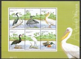 C2235 - Guineea Bissau 2001 - Pasari bloc neuzat,perfecta stare