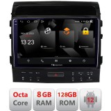 Navigatie Android Toyota Land Cruiser 200 V8 2007-2015, 8GB RAM, 128GB, 360