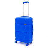 Troler Waves, Albastru, 66X43X26 cm ComfortTravel Luggage, Ella Icon