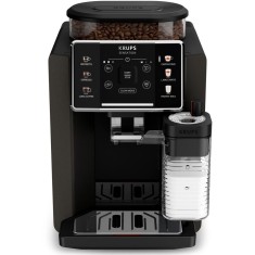 Espressor automat Krups Sensation Milk M50 EA912910, 1450W, 15 bari, 6 retete, ecran tactil, rezervor cafea 260g, rezervor apa detasabil 1.7l, 3 trept