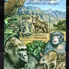 TOGO 2011, Fauna, serie neuzata, MNH