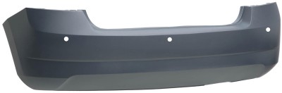 Bara spate Skoda Fabia, 12.2014-09.2018, Model Hatchback, cu 3 gauri pentru Senzori de parcare (PDC); gata de vopsit (fara primer), Aftermarket foto