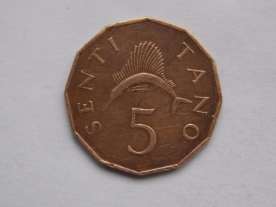 5 SENTI 1973 TANZANIA foto