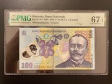 Romania 100 lei 2025 pick 121o grad 67 pmg