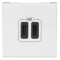 Priza USB tip C alimentare dubla 2M Legrand Mosaic alb 077590