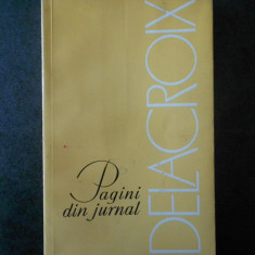 DELACROIX - PAGINI DIN JURNAL