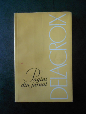 DELACROIX - PAGINI DIN JURNAL foto