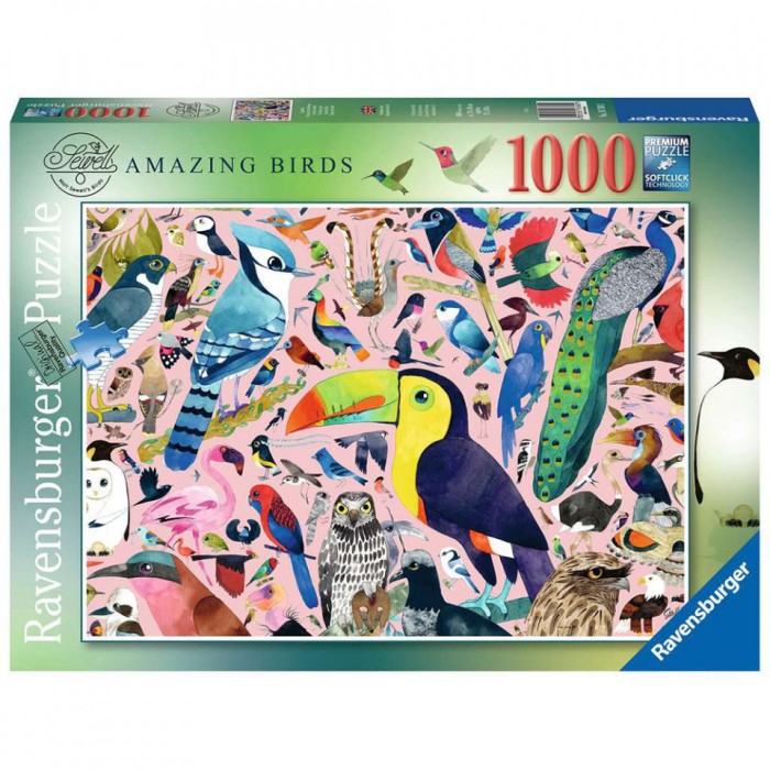 Puzzle Pasarile Lui Matt Sewell, 1000 Piese
