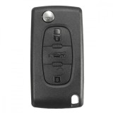 Carcasa Cheie Briceag Peugeot 407 3 But Cu Locas Pentru Baterie CPE 006