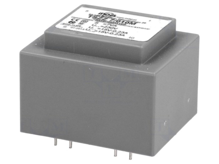 Transformator &icirc;ncapsulat 7VA 230VAC 15V PCB