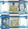 Bancnota Jersey 5 Pounds 2010 UNC, Ne流通rata, Europa, Numismatica