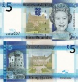 Bancnota Jersey 5 Pounds 2010 UNC, Ne流通rata, Europa, Numismatica