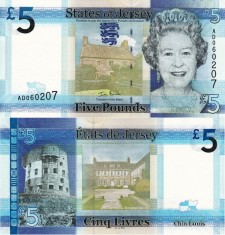 JERSEY 5 pounds 2010 UNC!!! foto