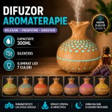 Cumpara ieftin SMARTECH Difuzor de ulei esential, aromaterapie, umidificator de aer, rezervor 300ML, cu iluminat LED