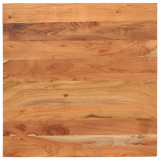 Blat de masa patrat, 80x80x2,5 cm, lemn masiv de acacia GartenMobel Dekor, vidaXL
