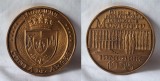 medalia Municipiul Curtea de Arges - cu prilejul ridicarii orasului la rangul de Municipiu, medalie semnata V.G