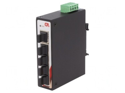 Switch Ethernet Neadministrabil 5 Porturi 12-48VDC foto