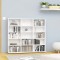 Gossi dulap pentru cd-uri, alb, 102 x 23 x 89,5 cm, lemn prelucrat