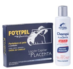 Set Fiole regeneratoare cu placenta 6x15ml si sampon anticadere 200ml Valquer