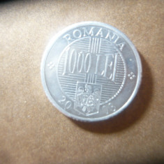 Moneda 1000 Lei 2003 Brancoveanu , aluminiu , necirculata
