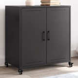 vidaXL Dulap, negru, 68x39x72 cm, oțel 846656
