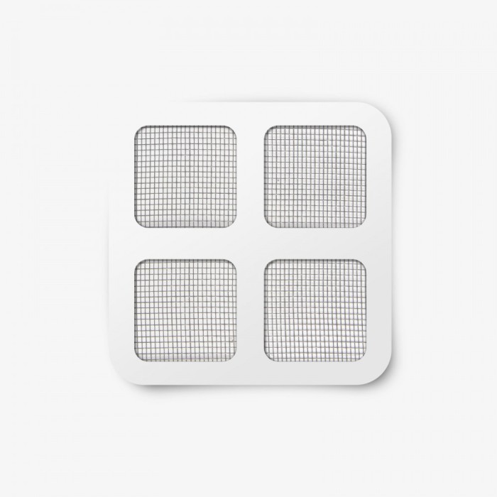 Plasture plasa de tantari - 10 x 10 cm - gri - 4 buc/pachet Best CarHome