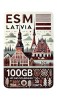 ESIM Latvia, 100GB, 30 Days, Standard