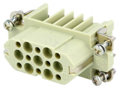 Conector HDC Inserturi Contact Mamă Han D 15 PIN 15 PE foto