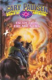 Gary Paulsen - Escape from Fire Mountain: World of Adventure, Carti Engleza, 67 Pagini, Brosate, Stare Buna, 1995