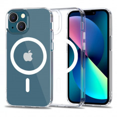 Husa Tech-Protect Magmat MagSafe pentru Apple iPhone 13 Mini Transparent foto
