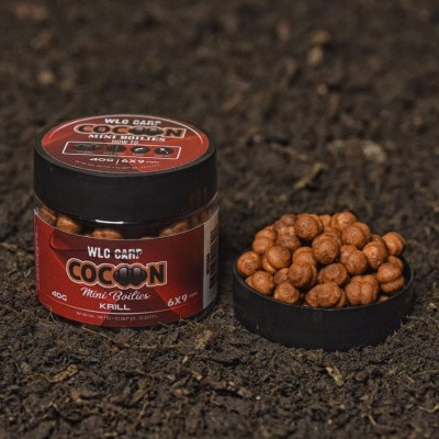 Boilies WLC Cocoon Mini Boilies, Krill, 6mm, 40g foto